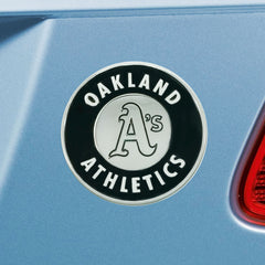 Oakland Athletics 3D Chrome Metal Emblem - Oakland Athletics