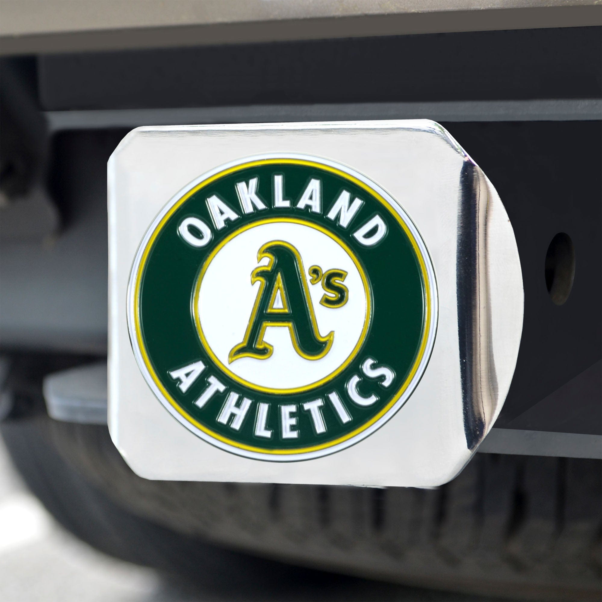 Oakland Athletics Hitch Cover - 3D Color Emblem - Oakland Athletics