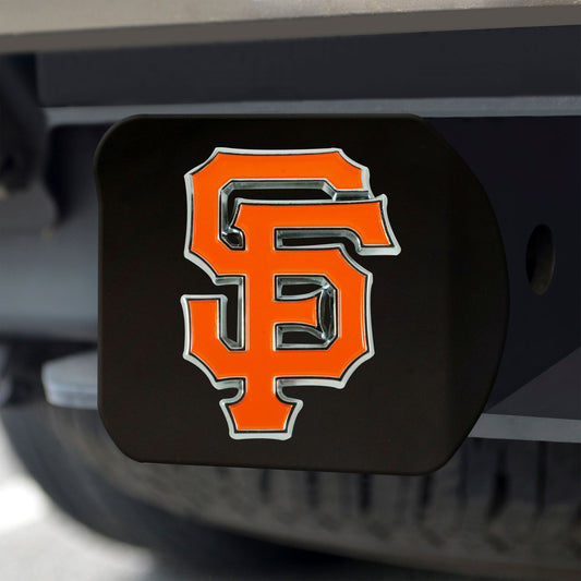 San Francisco Giants Black Metal Hitch Cover - 3D Color Emblem