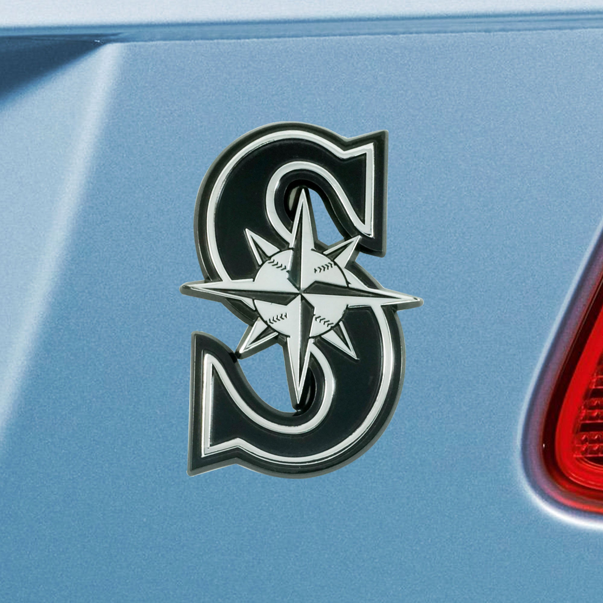 Seattle Mariners 3D Chrome Metal Emblem