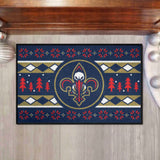 New Orleans Pelicans Holiday Sweater Starter Mat Accent Rug - 19in. x 30in.