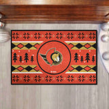 Ottawa Senators Holiday Sweater Starter Mat Accent Rug - 19in. x 30in.