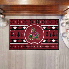 Arizona Coyotes Holiday Sweater Starter Mat Accent Rug - 19in. x 30in.