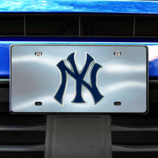 New York Yankees 3D Stainless Steel License Plate