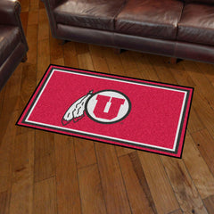 Utah Utes 3ft. x 5ft. Plush Area Rug