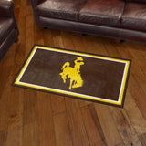 Wyoming Cowboys 3ft. x 5ft. Plush Area Rug