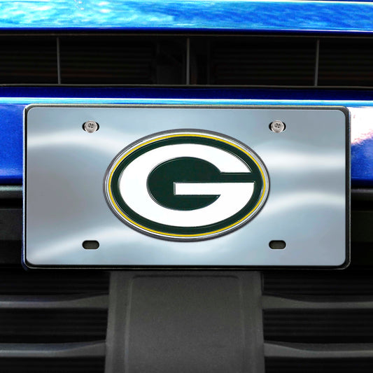 Green Bay Packers 3D Stainless Steel License Plate - Green Bay Packers