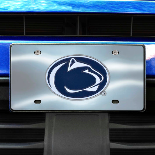 Penn State Nittany Lions 3D Stainless Steel License Plate