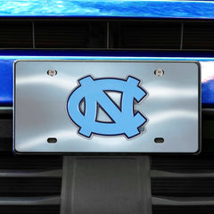 North Carolina Tar Heels 3D Stainless Steel License Plate