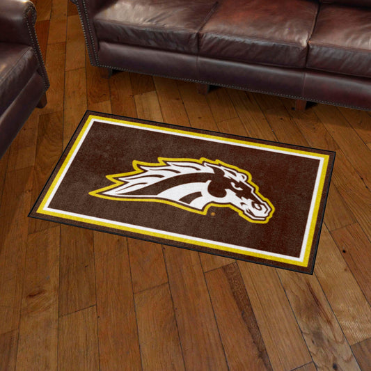 Western Michigan Broncos 3ft. x 5ft. Plush Area Rug