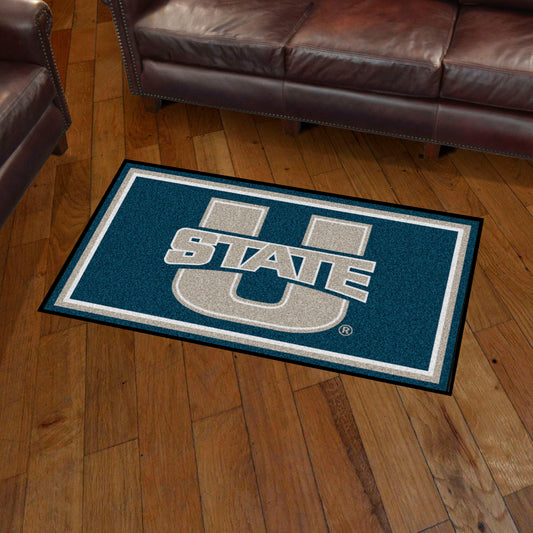 Utah State Aggies 3ft. x 5ft. Plush Area Rug