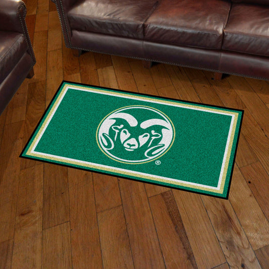 Colorado State Rams 3ft. x 5ft. Plush Area Rug - Colorado State