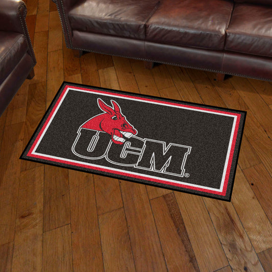 Central Missouri Mules 3ft. x 5ft. Plush Area Rug