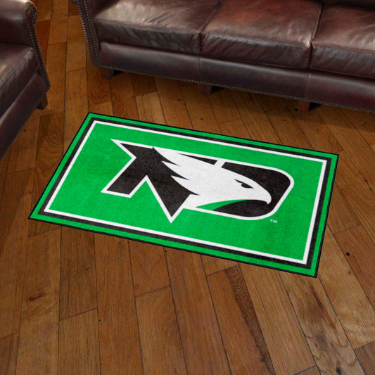 North Dakota Fighting Hawks 3ft. x 5ft. Plush Area Rug