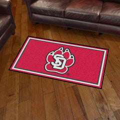 South Dakota Coyotes 3ft. x 5ft. Plush Area Rug