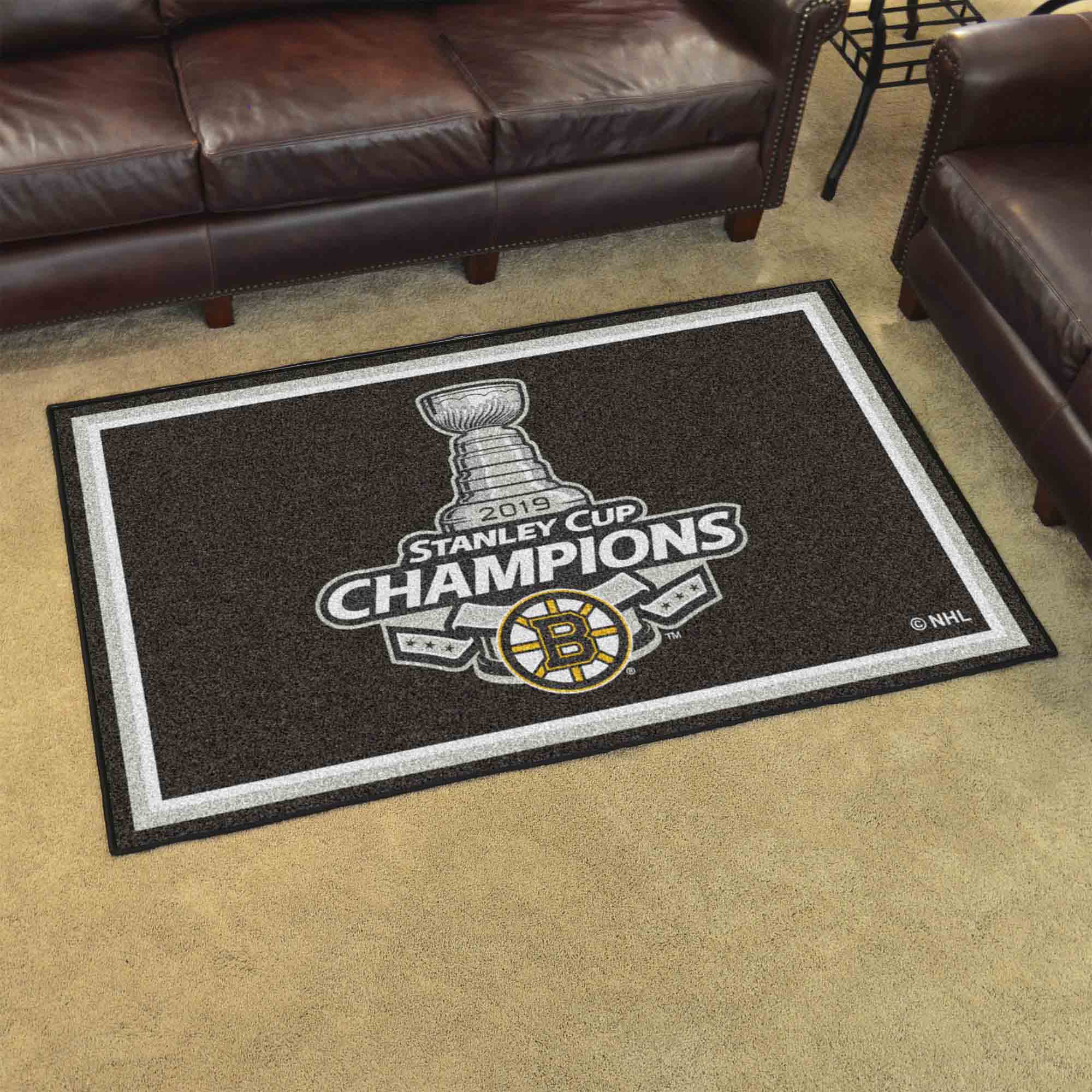 Pittsburgh Penguins 3ft. x 5ft. Plush Area Rug, 2018 NHL Stanley Cup Champions