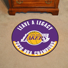 Los Angeles Lakers 2020 NBA Champions Basketball Rug - 27in. Diameter