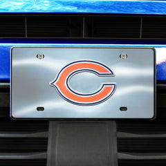 Chicago Bears 3D Stainless Steel License Plate