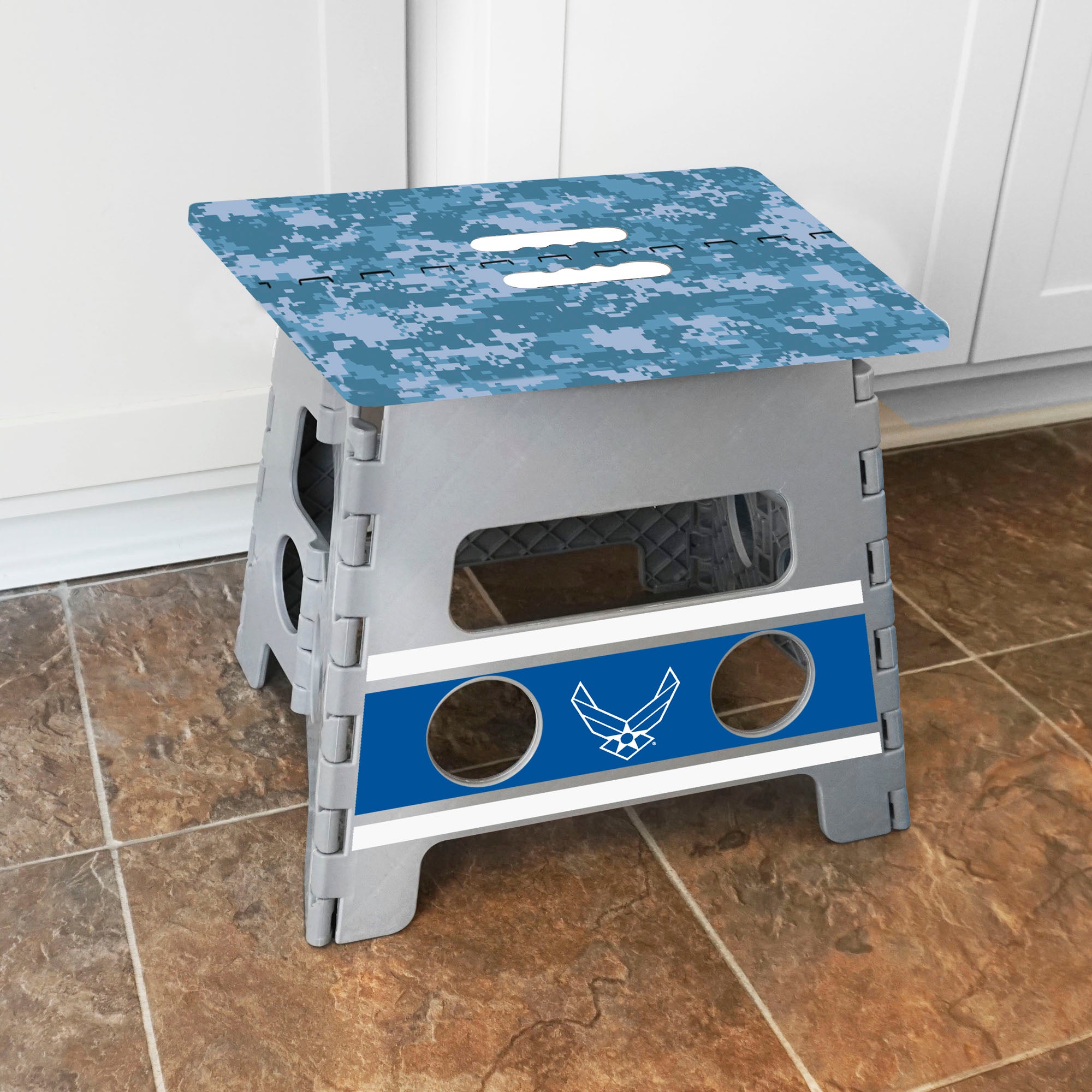 U.S. Air Force Folding Step Stool - 13in. Rise