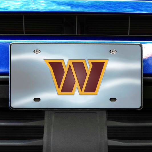 Washington Commanders 3D Stainless Steel License Plate