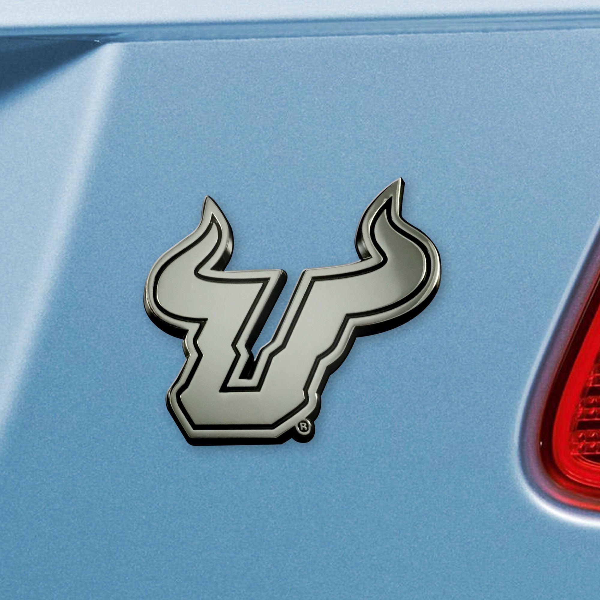 South Florida Bulls 3D Chrome Metal Emblem