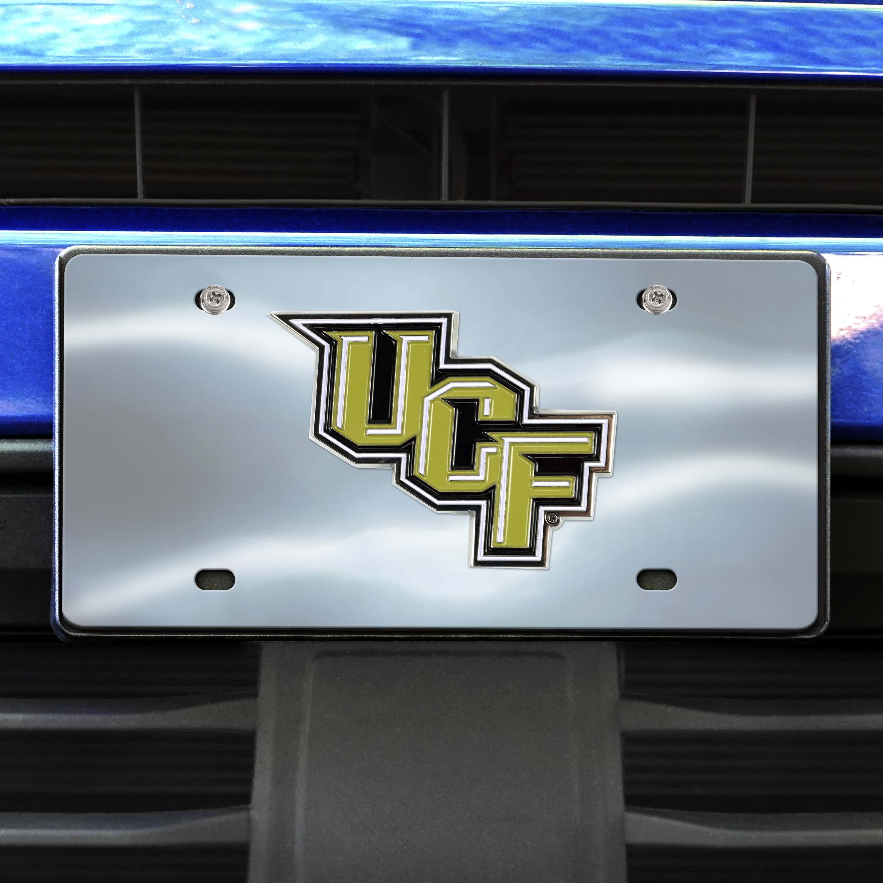 Central Florida Knights 3D Stainless Steel License Plate - Central Florida