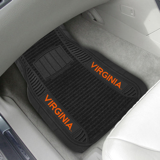 Virginia Cavaliers 2 Piece Deluxe Car Mat Set