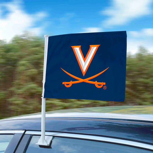 Virginia Cavaliers Car Flag Large 1pc 11" x 14"