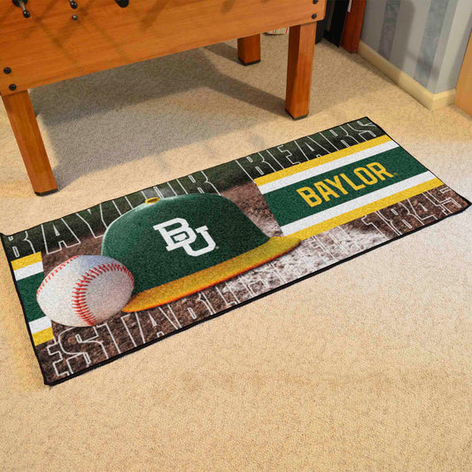 Baylor Bears Baseball Runner Rug - 30in. x 72in. - Baylor