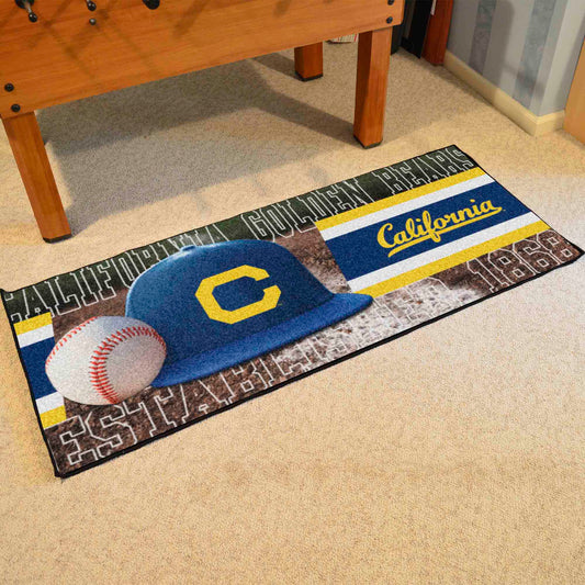 Cal Golden Bears Baseball Runner Rug - 30in. x 72in. - Cal