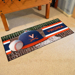 Virginia Cavaliers Baseball Runner Rug - 30in. x 72in.