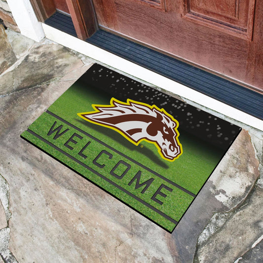 Western Michigan Broncos Rubber Door Mat - 18in. x 30in.