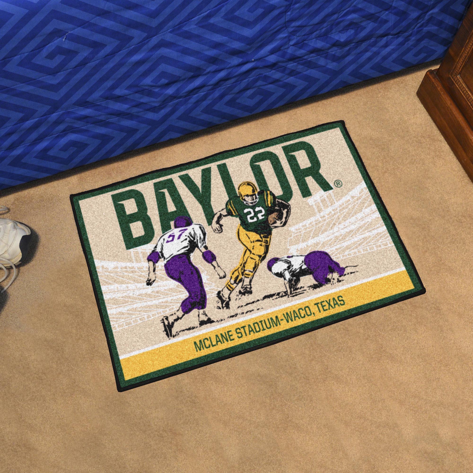 Baylor Bears Starter Mat Accent Rug - 19in. x 30in. Ticket Stub Starter Mat