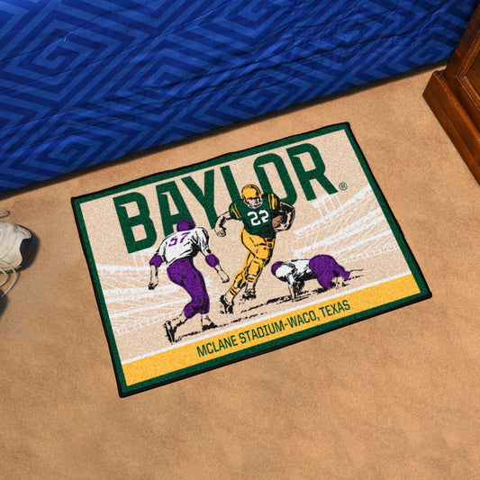 Baylor Bears Starter Mat Accent Rug - 19in. x 30in. Ticket Stub Starter Mat - Baylor