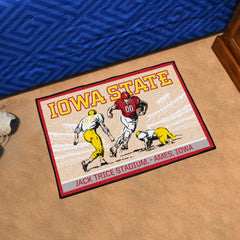 Iowa State Cyclones Starter Mat Accent Rug - 19in. x 30in. Ticket Stub Starter Mat