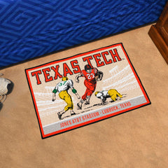 Texas Tech Red Raiders Starter Mat Accent Rug - 19in. x 30in. Ticket Stub Starter Mat