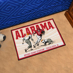 Alabama Crimson Tide Starter Mat Accent Rug - 19in. x 30in. Ticket Stub Starter Mat - Alabama