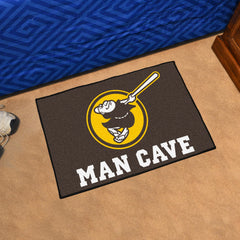 San Diego Padres Man Cave Starter Mat Accent Rug - 19in. x 30in.