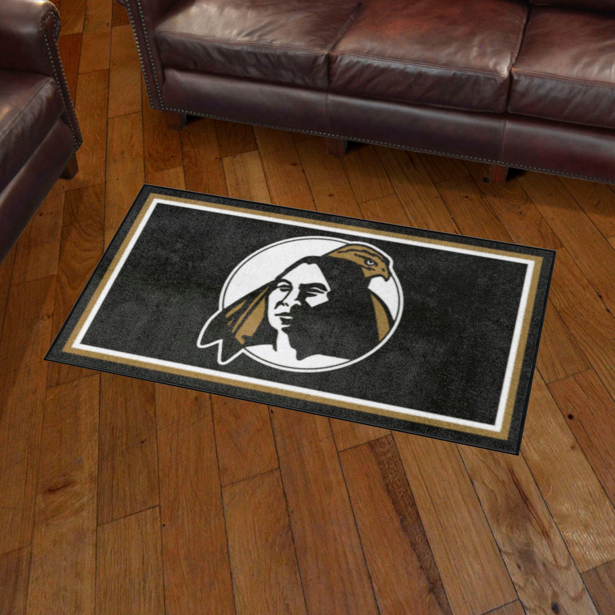 UNC Pembroke Braves 3ft. x 5ft. Plush Area Rug