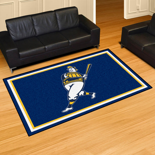 Milwaukee Brewers 5ft. x 8 ft. Plush Area Rug