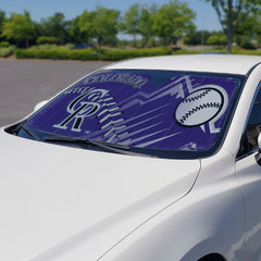 Colorado Rockies Windshield Sun Shade - Colorado Rockies