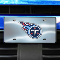 Tennessee Titans 3D Stainless Steel License Plate