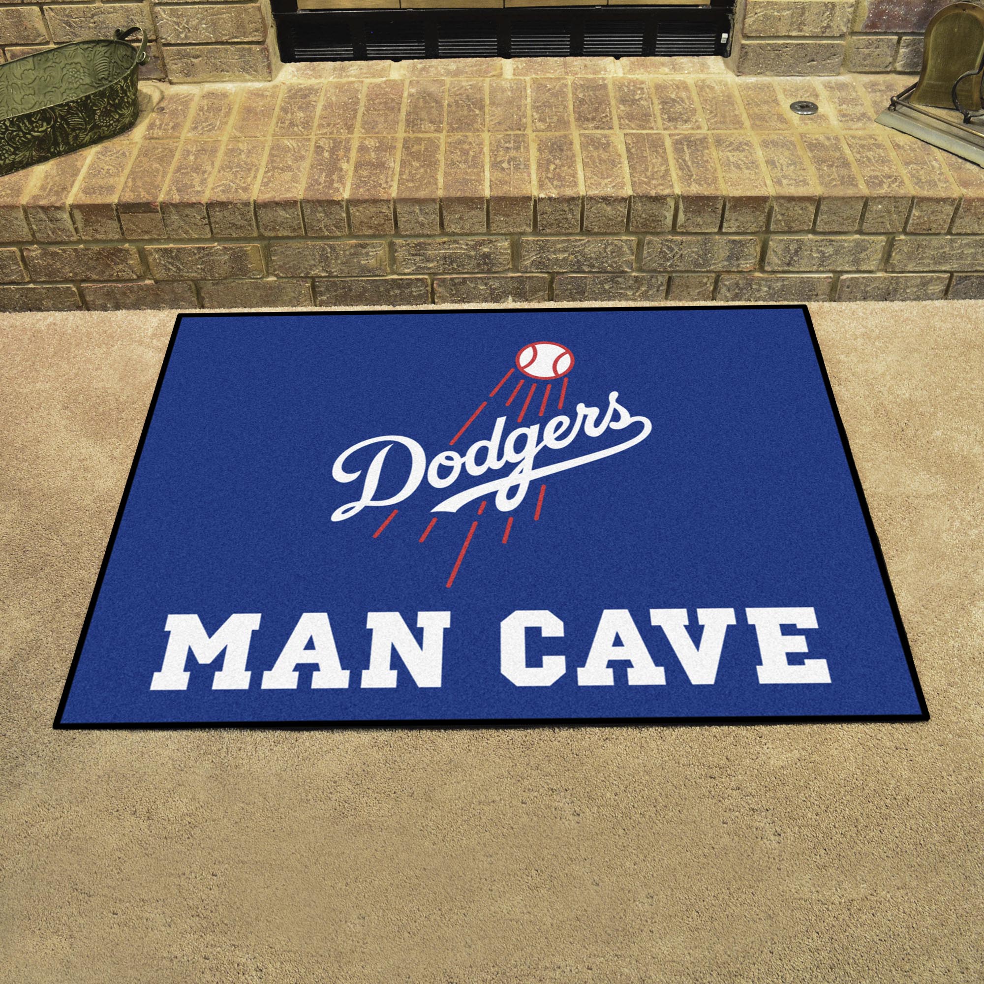 Los Angeles Dodgers Man Cave All-Star Rug - 34 in. x 42.5 in.