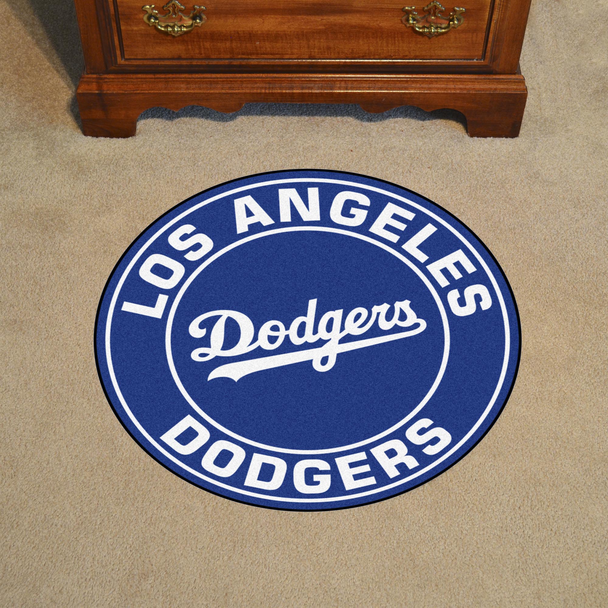 Los Angeles Dodgers Roundel Rug - 27in. Diameter