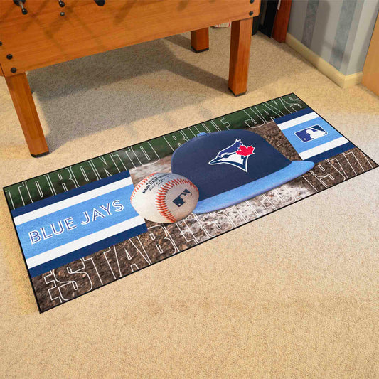 Toronto Blue Jays Baseball Runner Rug - 30in. x 72in.