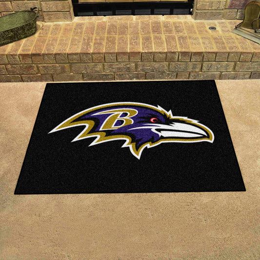 Baltimore Ravens All-Star Rug - 34 in. x 42.5 in. - Baltimore Ravens