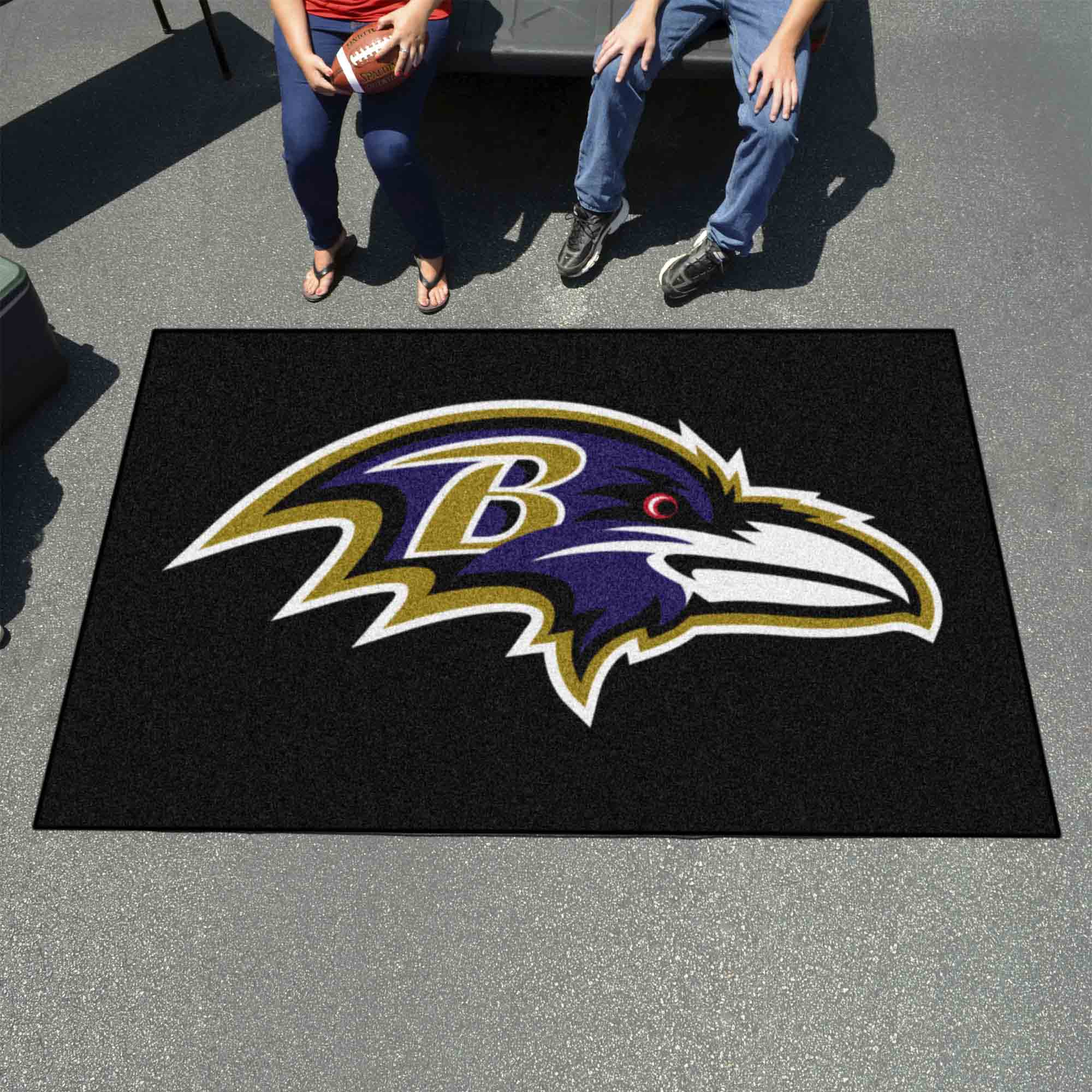 Baltimore Ravens Ulti-Mat Rug - 5ft. x 8ft. - Baltimore Ravens