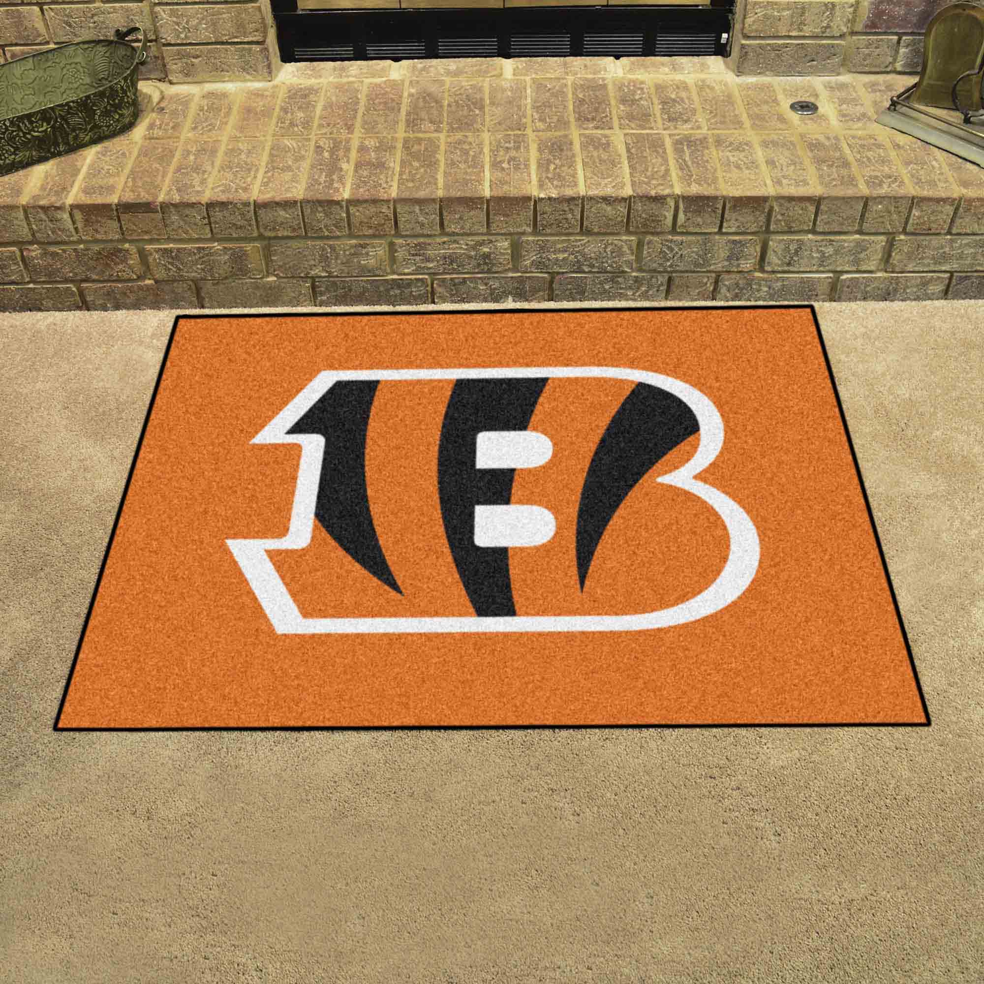 Cincinnati Bengals All-Star Rug - 34 in. x 42.5 in. - Cincinnati Bengals