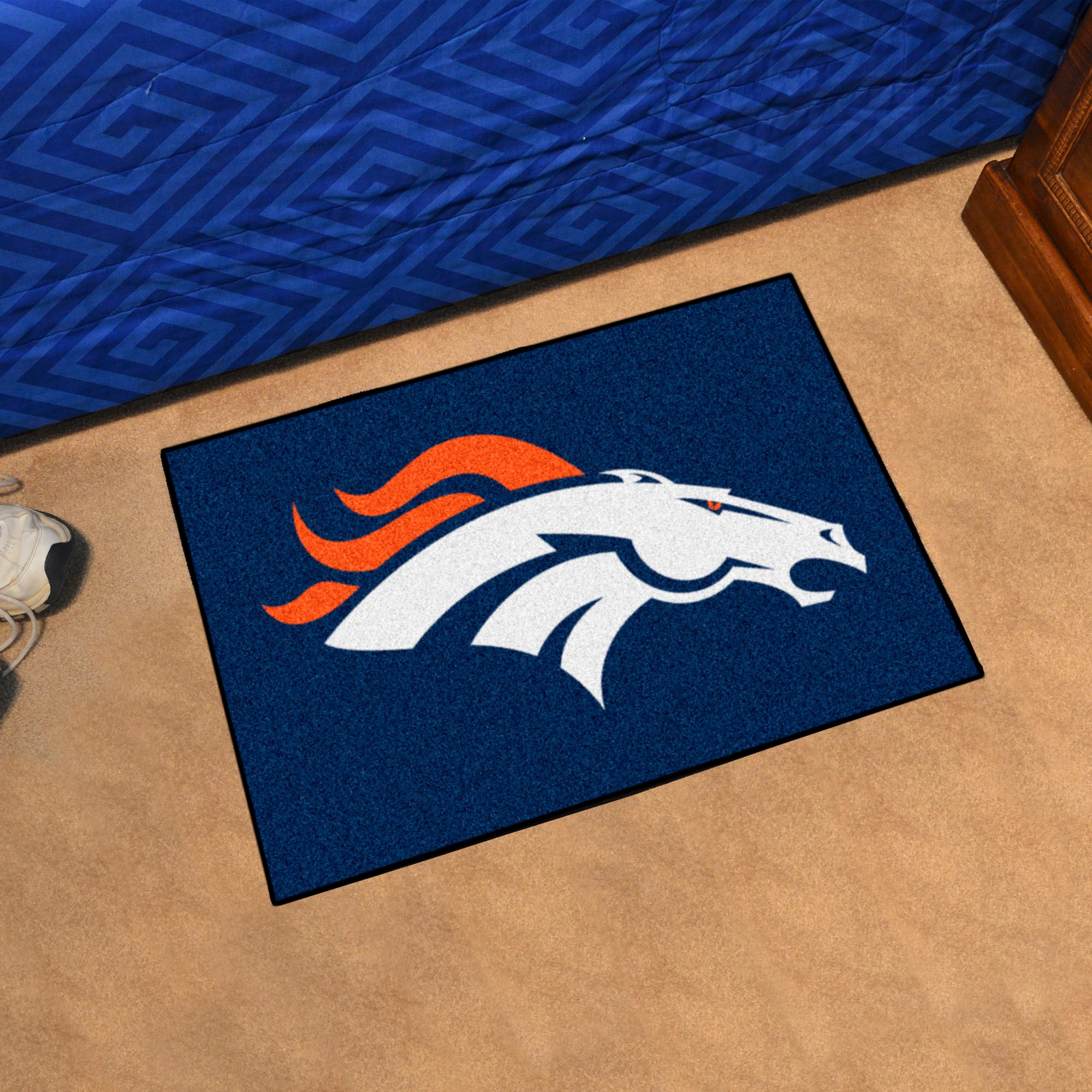 Denver Broncos Starter Mat Accent Rug - 19in. x 30in.