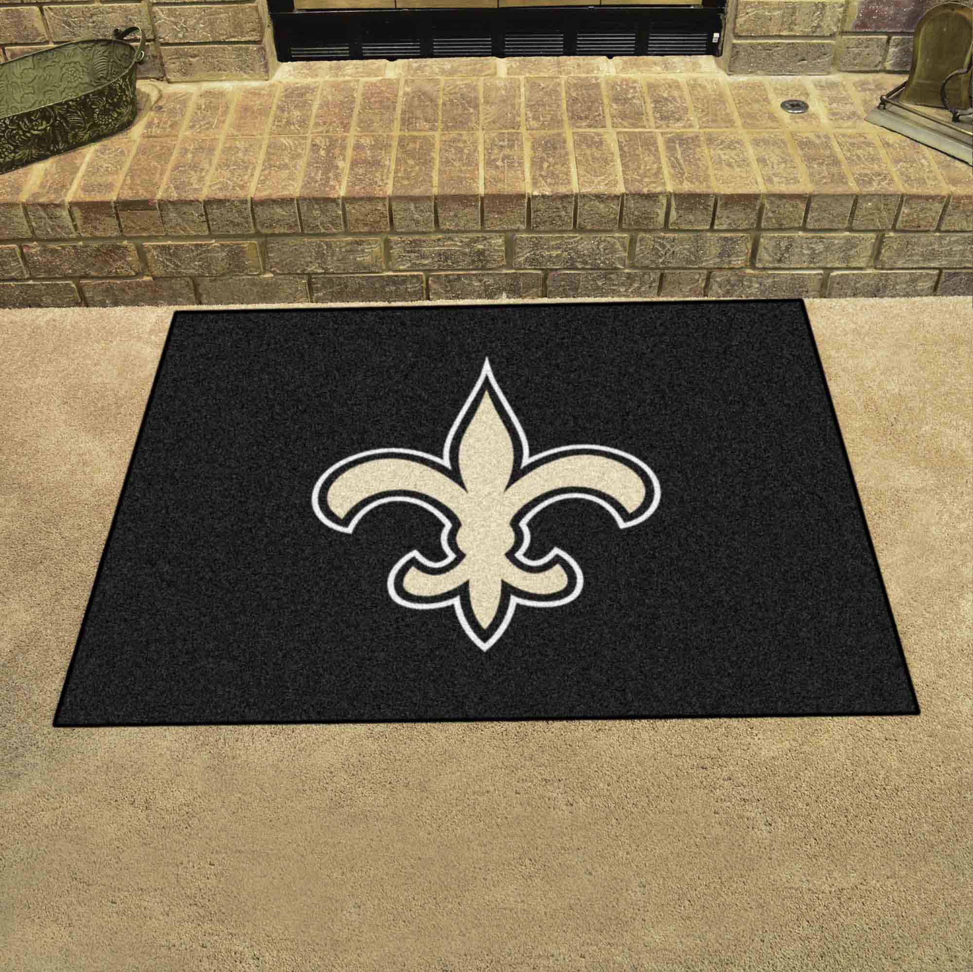 New Orleans Saints All-Star Rug - 34 in. x 42.5 in. - New Orleans Saints